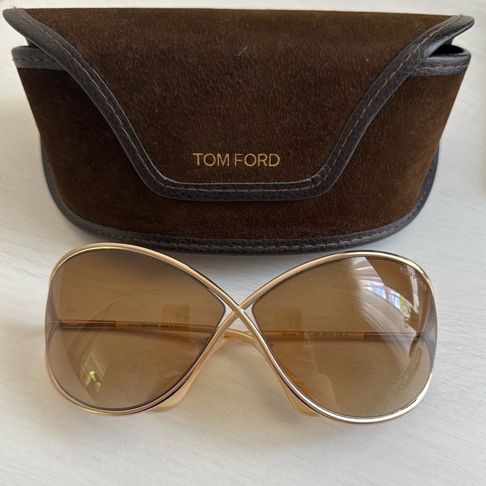 Tom Ford Miranda Gold Sunglasses